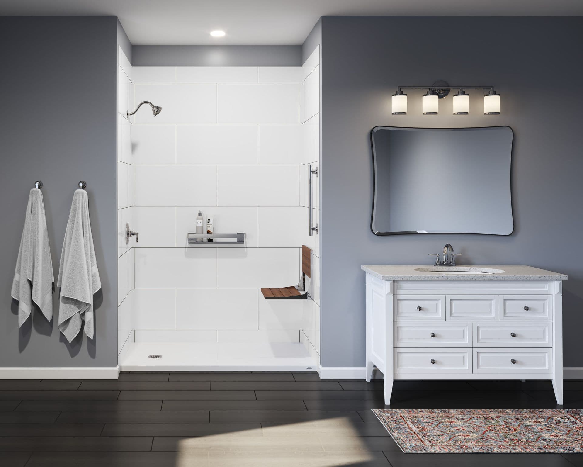 Accessible Walk-In Shower